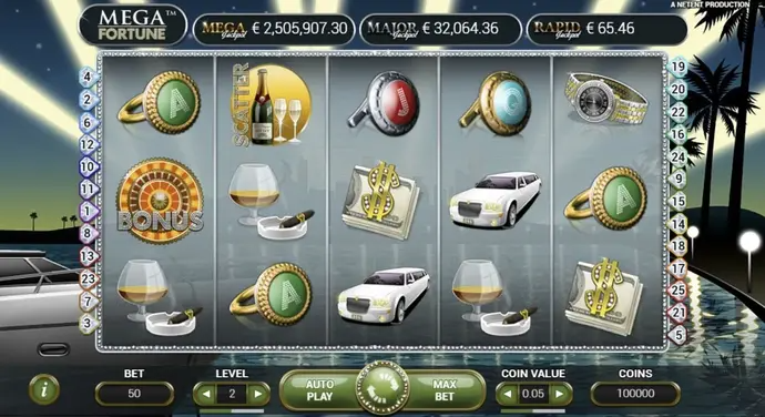 Mega Fortune at Zodiac Casino